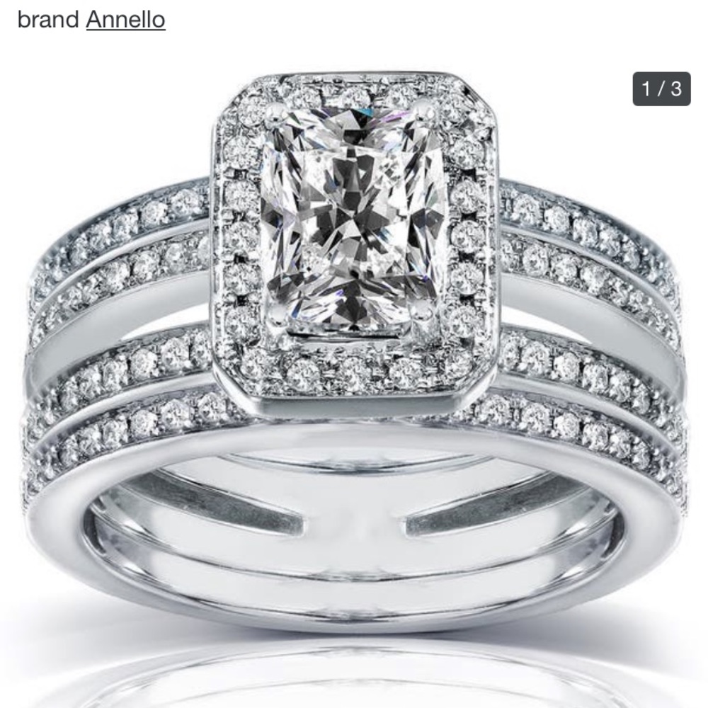 Diamond wedding set